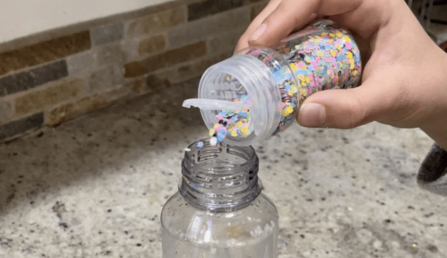 How To Make a Calming Glitter Sensory Bottle